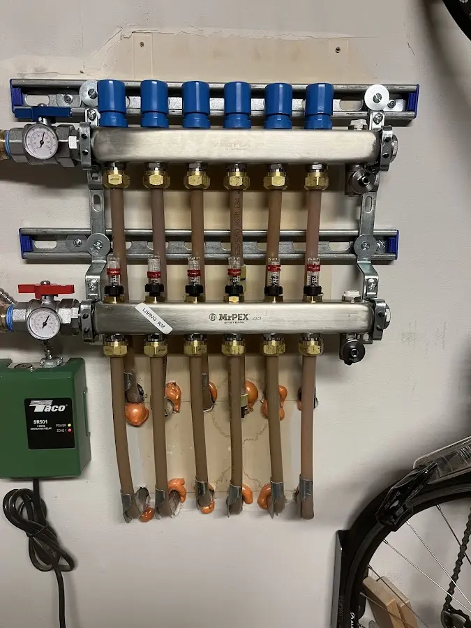 Plumber performing Leak Detection at a residential property in Barry